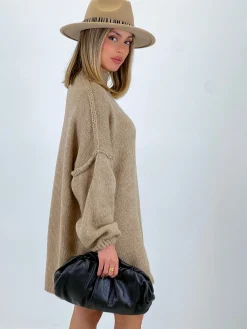 Bolso de mano piel efecto arrugado