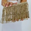 Bolso de mano tiras lentejuelas
