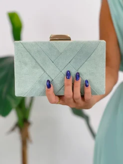 Bolso de mano trenzado