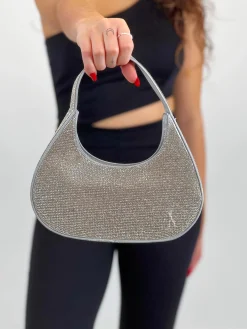 Bolso hobo brillante