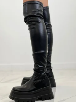 Bota altas calcetín