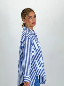 Camisa rayas oversize