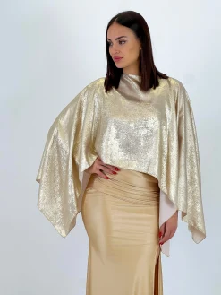 Capa fular metalizado