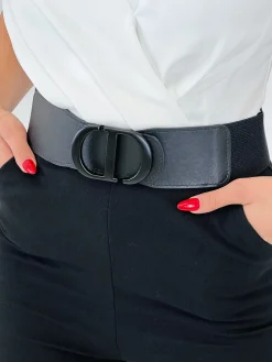 Cinturón elástico ancho