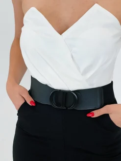 Cinturón elástico ancho