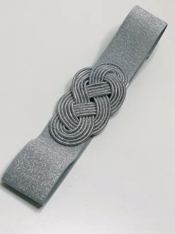 Cinturón goma trenzado