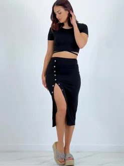 Conjunto top y falda Adele