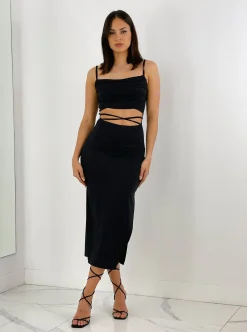 Falda pantalón cinturón