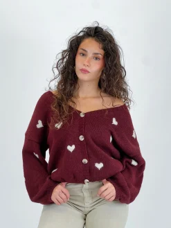 Jersey botones corazones