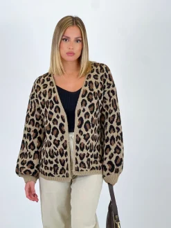 Kimono corto animal print