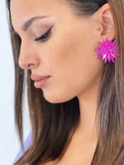Pendiente floral - Zebra&Maduixa
