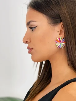 Pendiente floral - Zebra&Maduixa