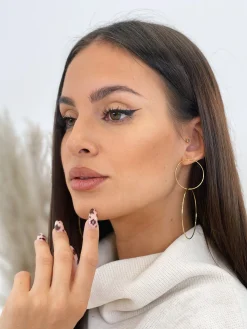 Pendientes aros redondos