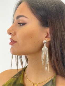 Pendientes figura pedrería