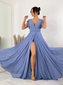 Vestido ceremonia manga volante Aphrodite