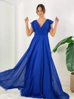 Vestido ceremonia manga volante Aphrodite