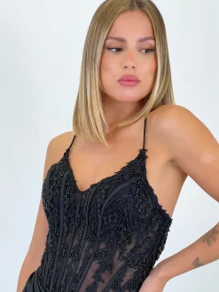 Vestido corsetero pedrería Aitana