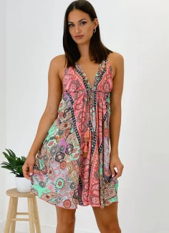Vestido corto Boho Bali