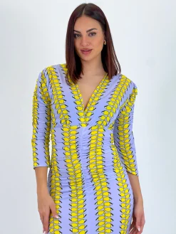 Vestido estampado Elaia