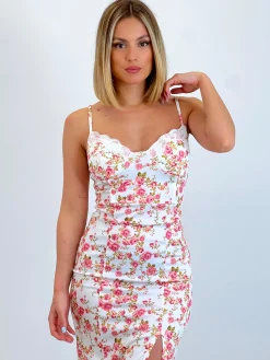 Vestido estampado flores Laia