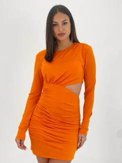 Vestido licra cut out