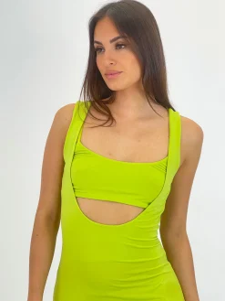 Vestido maxi bralette