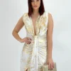 Vestido metalizado Freya