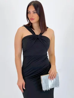 Vestido midi cruzado Belinda