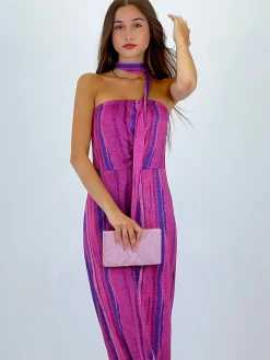 Vestido palabra de honor aguas