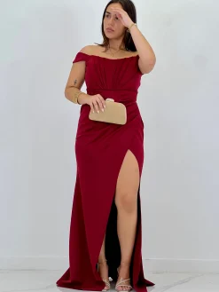 Vestido palabra de honor Selene