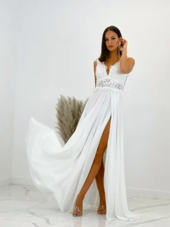 Vestido para ceremonia Adara blanco