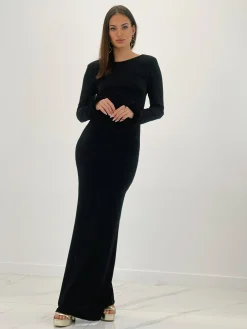 Vestido sirena plumas